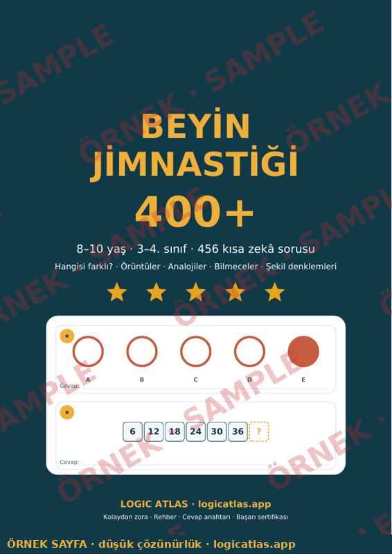 Brain Teasers 400+ — cover — low-resolution watermarked preview