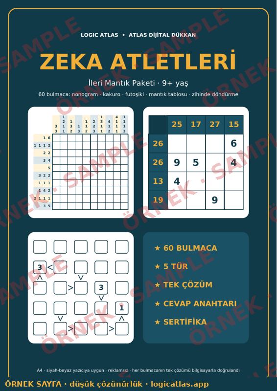 Zeka Atletleri kapağı — düşük çözünürlüklü, filigranlı önizleme